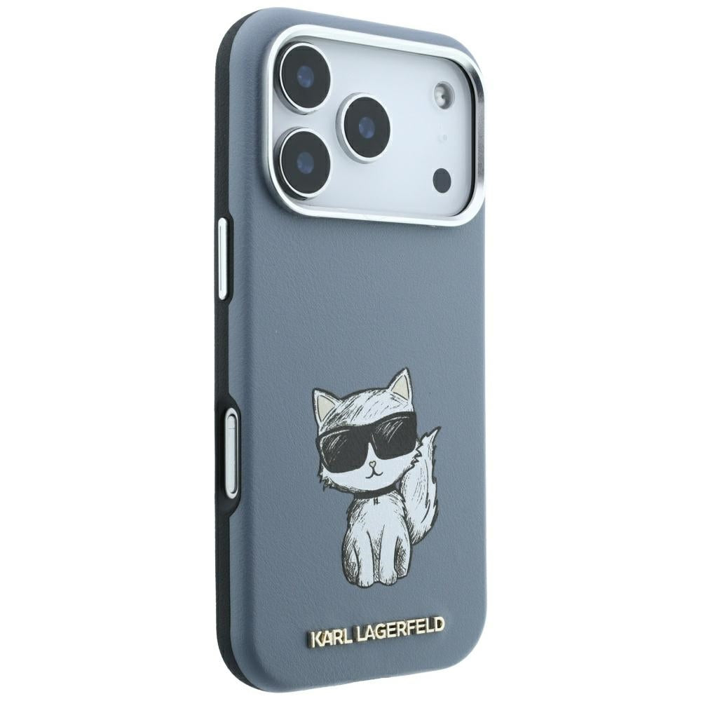 MagSafe-fodral för Apple iPhone 18 Pro Max / 17 Pro Max, Karl Lagerfeld, Choupette Sketch, Bleu