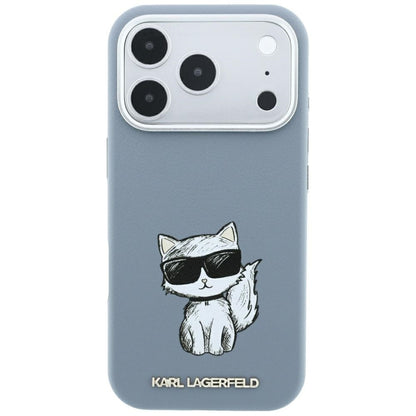 MagSafe-fodral för Apple iPhone 18 Pro Max / 17 Pro Max, Karl Lagerfeld, Choupette Sketch, Bleu