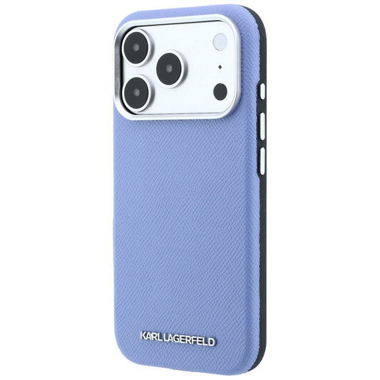 MagSafe-fodral för Apple iPhone 18 Pro Max / 17 Pro Max, Karl Lagerfeld, Kornigt Förlängt Logo, Blå