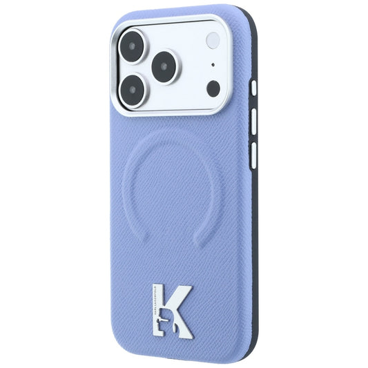 MagSafe-fodral för Apple iPhone 18 Pro Max / 17 Pro Max, Karl Lagerfeld, Grained Embossed Ring, Bleu