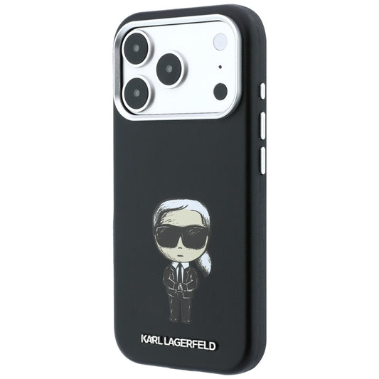 MagSafe-fodral för Apple iPhone 18 Pro Max / 17 Pro Max, Karl Lagerfeld, Ikonik Sketch, Svart