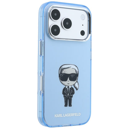 MagSafe-fodral för Apple iPhone 18 Pro Max / 17 Pro Max, Karl Lagerfeld, IML Ikonik Sketch Print, Bleu