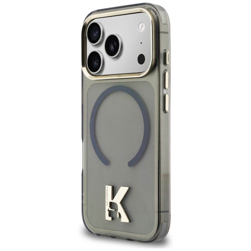 MagSafe-skal för Apple iPhone 18 Pro Max / 17 Pro Max, Karl Lagerfeld, IML Karl Head Logo, svart