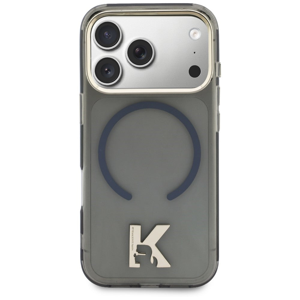 MagSafe-skal för Apple iPhone 18 Pro Max / 17 Pro Max, Karl Lagerfeld, IML Karl Head Logo, svart