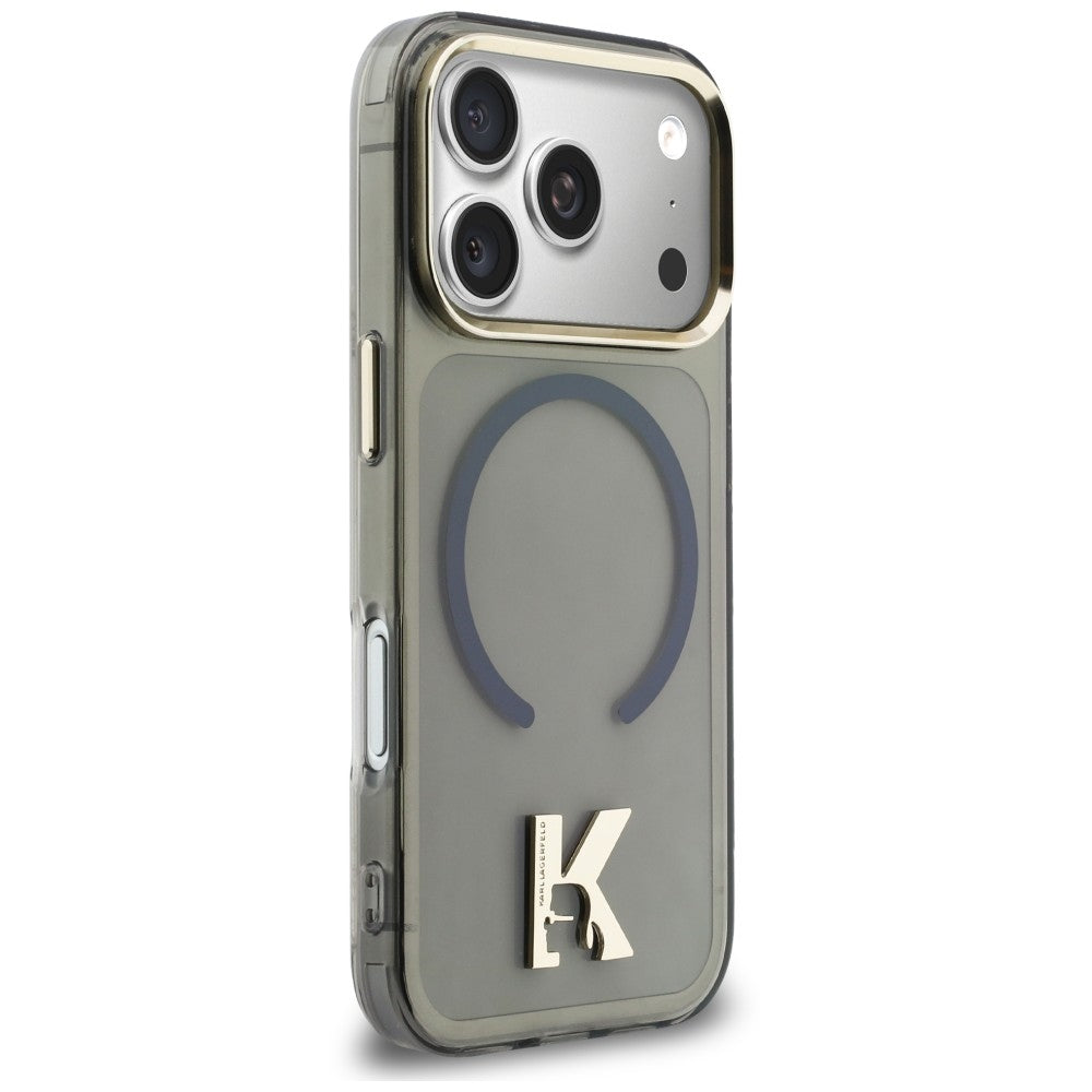 MagSafe-skal för Apple iPhone 18 Pro Max / 17 Pro Max, Karl Lagerfeld, IML Karl Head Logo, svart