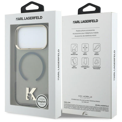 MagSafe-skal för Apple iPhone 18 Pro Max / 17 Pro Max, Karl Lagerfeld, IML Karl Head Logo, svart