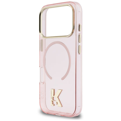 MagSafe-skal för Apple iPhone 18 Pro Max / 17 Pro Max, Karl Lagerfeld, IML Karl Head Logo, rosa
