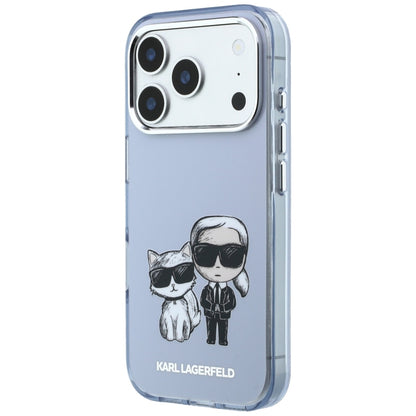 MagSafe-fodral för Apple iPhone 18 Pro Max / 17 Pro Max, Karl Lagerfeld, IML KC Bodies Sketch Print, Blå