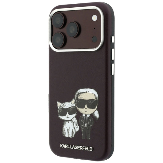 MagSafe-fodral för Apple iPhone 18 Pro Max / 17 Pro Max, Karl Lagerfeld, KC Bodies Sketch, Vinröd