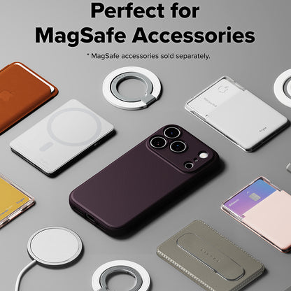 MagSafe-skal för Apple iPhone 18 Pro Max / 17 Pro Max, Ringke, Onyx, mörkt vinröd