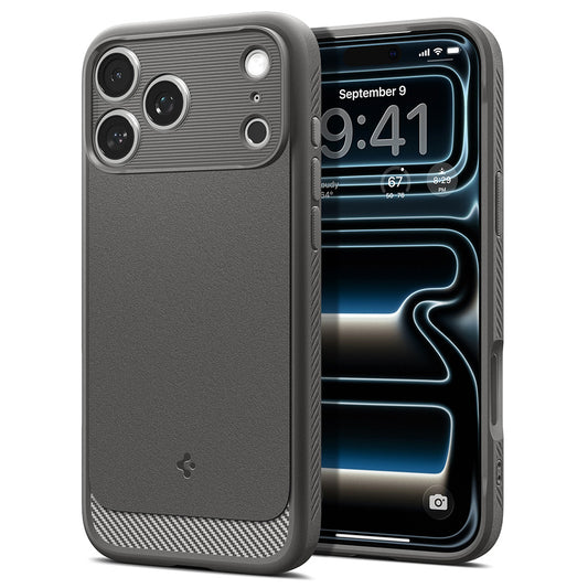 MagSafe-fodral för Apple iPhone 18 Pro Max / 17 Pro Max, Spigen, Rugged Armor, Grå ACS12110