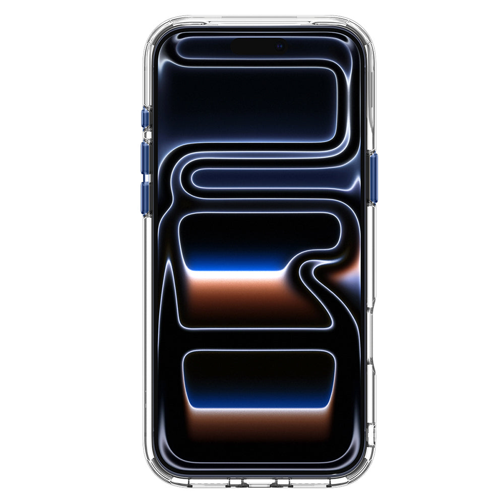 MagSafe Case for Apple iPhone 18 Pro Max / 17 Pro Max, Spigen, Ultra Hybrid Optik S, Navy Transparent ACS11909