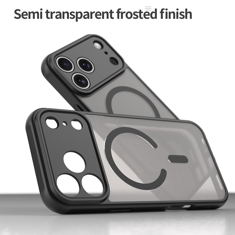 MagSafe-fodral för Apple iPhone 18 Pro Max / 17 Pro Max, Techsuit, HaloFrost II, Svart