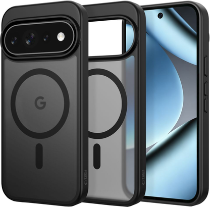 MagSafe-fodral för Google Pixel 11 Pro XL / 10 Pro XL / 9 Pro XL, Tech-Protect, Magmat, Matt svart