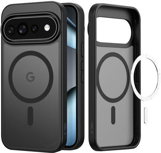 MagSafe-fodral för Google Pixel 11 Pro XL / 10 Pro XL / 9 Pro XL, Tech-Protect, Magmat, Matt svart