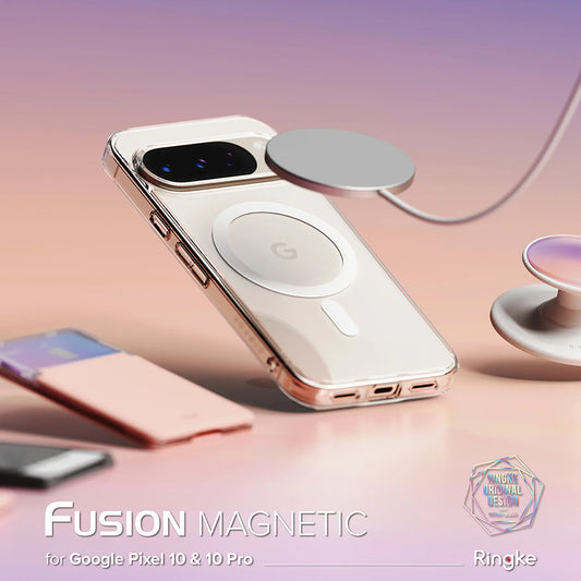 MagSafe-fodral för Google Pixel 10 Pro / 10, Ringke, Fusion, Transparent