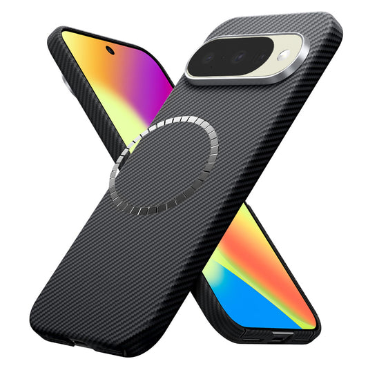 MagSafe-skal för Google Pixel 10 Pro / 10, Techsuit, Aramidfiber, Svart