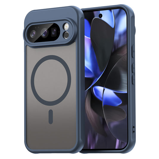 MagSafe-fodral för Google Pixel 10 Pro, Techsuit, HaloFrost II, Marinblå