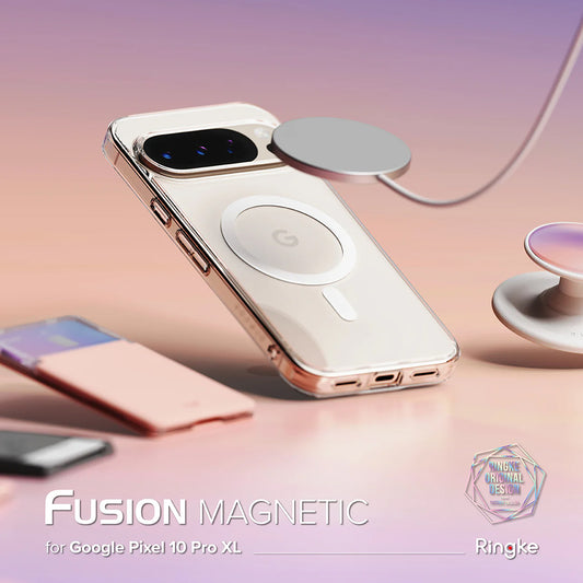 MagSafe-fodral för Google Pixel 10 Pro XL, Ringke, Fusion, Transparent