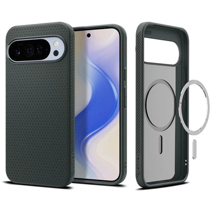 MagSafe Case for Google Pixel 10 Pro XL, Spigen, Liquid Air, Green ACS09719
