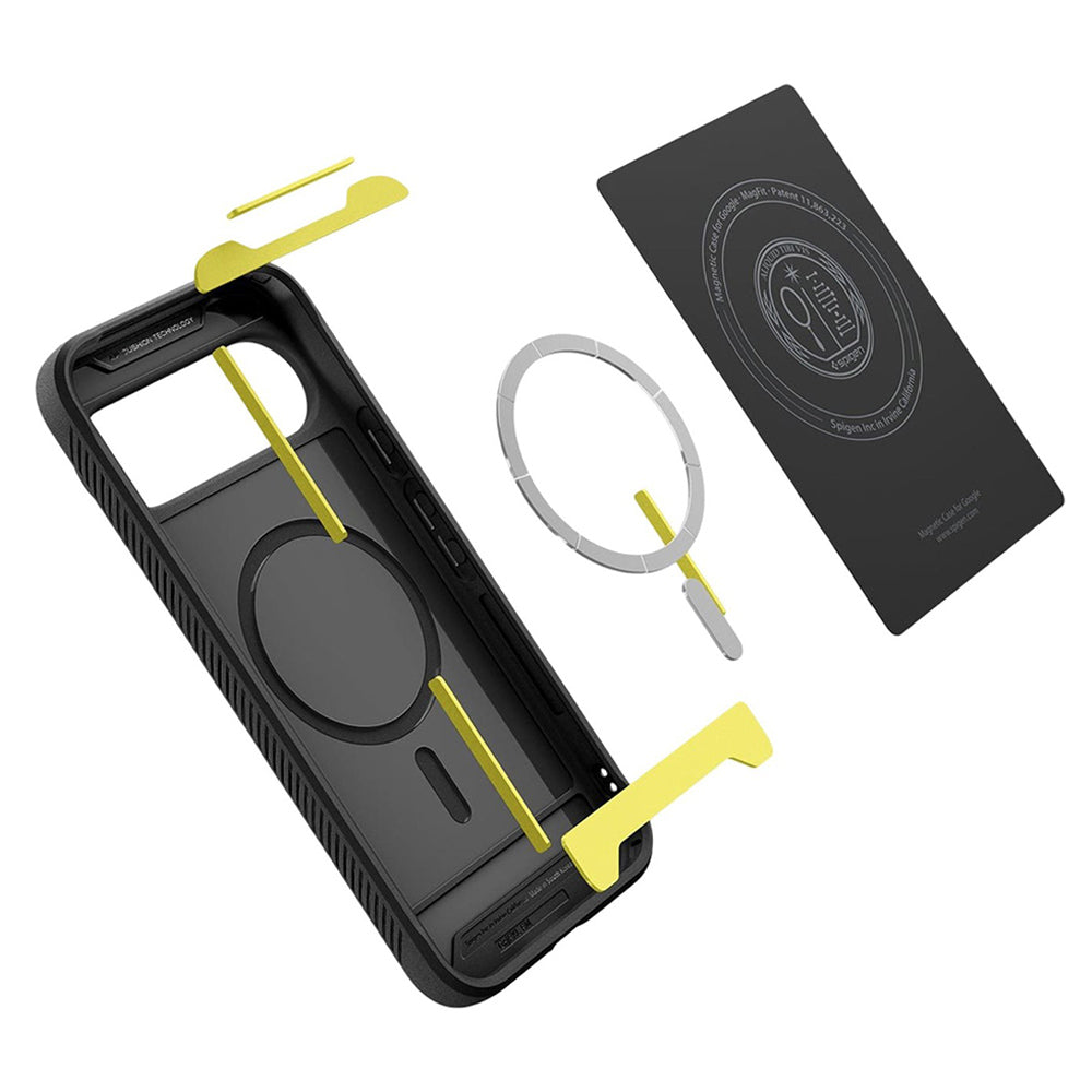 MagSafe Case for Google Pixel 10 Pro XL, Spigen, Rugged Armor, Matte Black ACS09721
