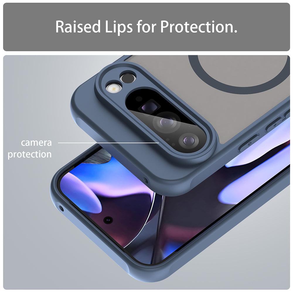 MagSafe-fodral för Google Pixel 10 Pro XL, Techsuit, HaloFrost II, Marinblå