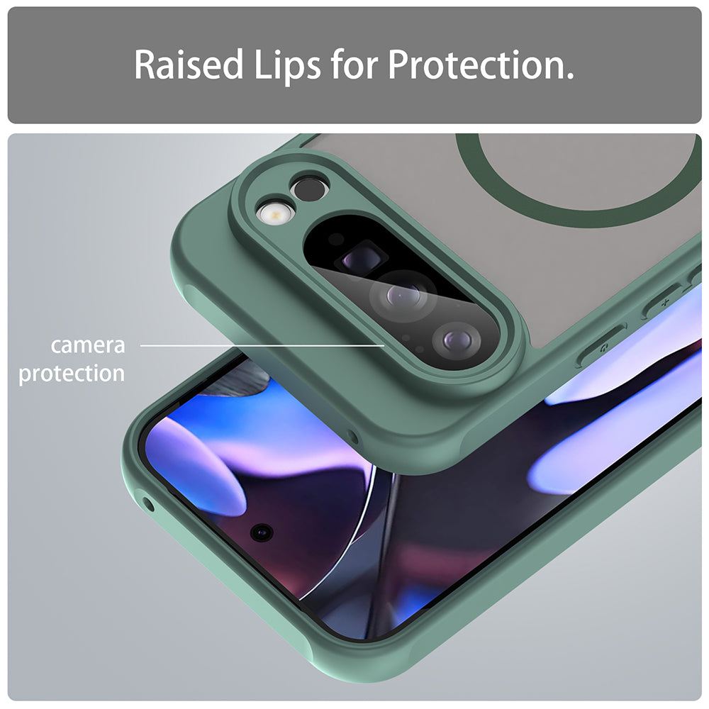 MagSafe-fodral för Google Pixel 10 Pro XL, Techsuit, HaloFrost II, Grön