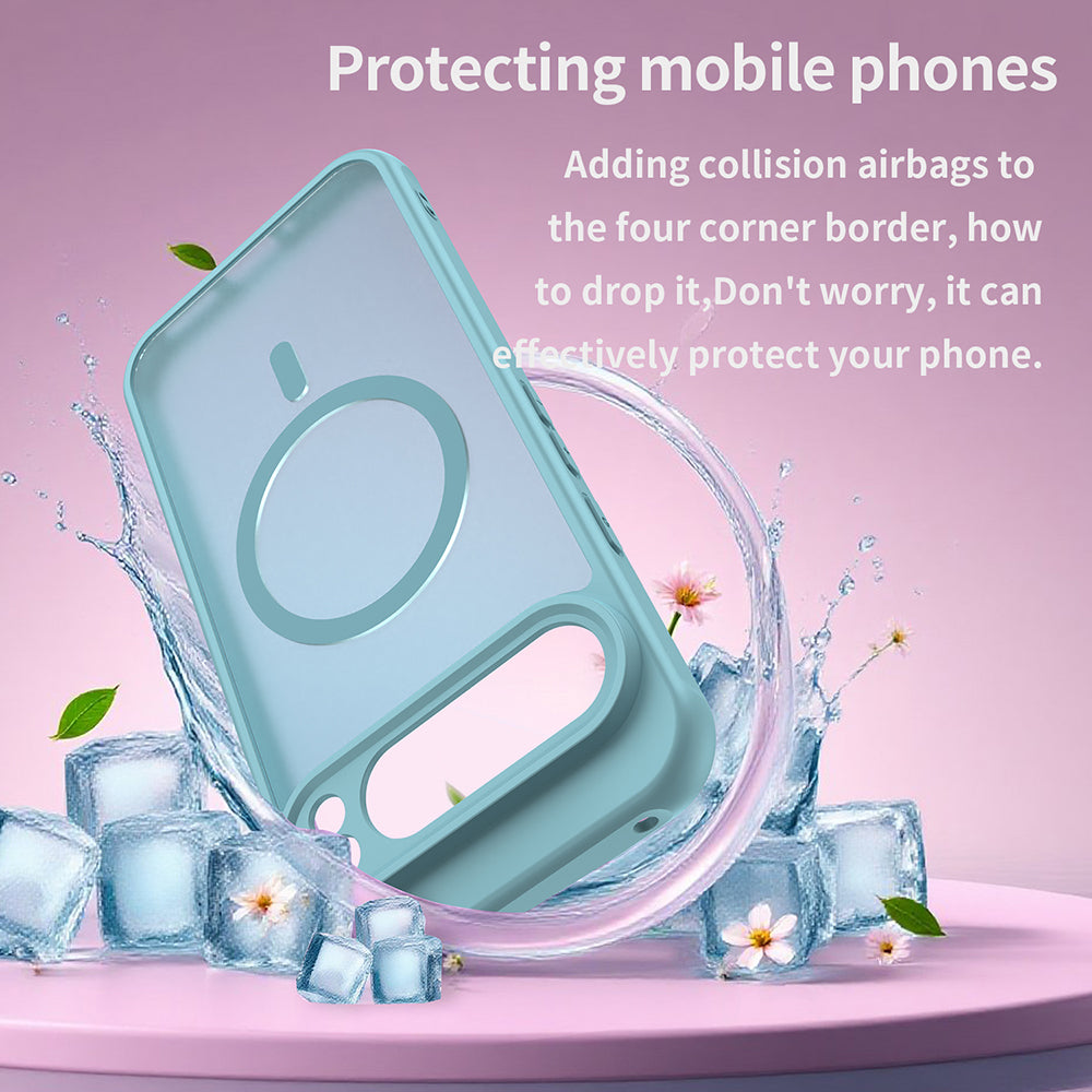 MagSafe Case for Google Pixel 10, Techsuit, HaloFrost II, Light Green