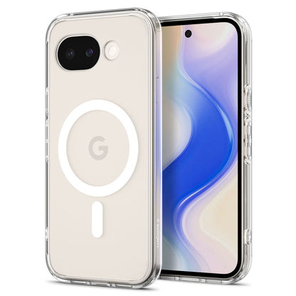 MagSafe-fodral för Google Pixel 10a, Spigen, Ultra Hybrid, Transparent Vit ACS11276