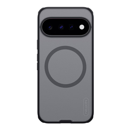 MagSafe-skal för Google Pixel 11, Nillkin, Super Shield Pro, svart transparent satinfinish