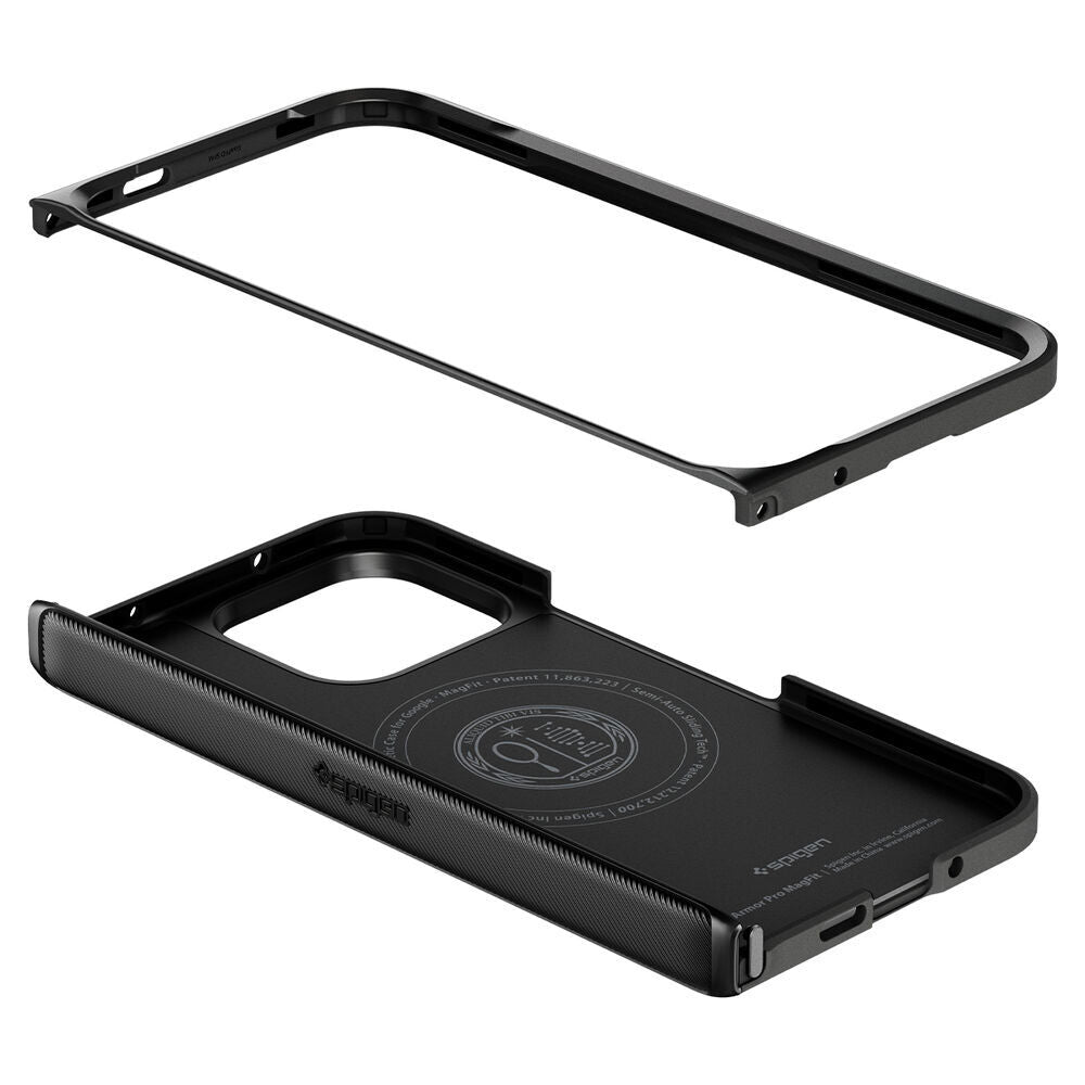 MagSafe-fodral för Google Pixel 11 Pro Fold, Spigen, Slim Armor Pro, Svart ACS11458