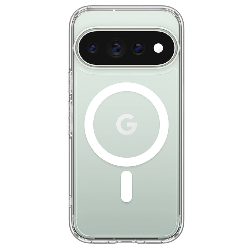 MagSafe-fodral för Google Pixel 11 Pro, Spigen, Ultra Hybrid, Transparent Vit ACS11431