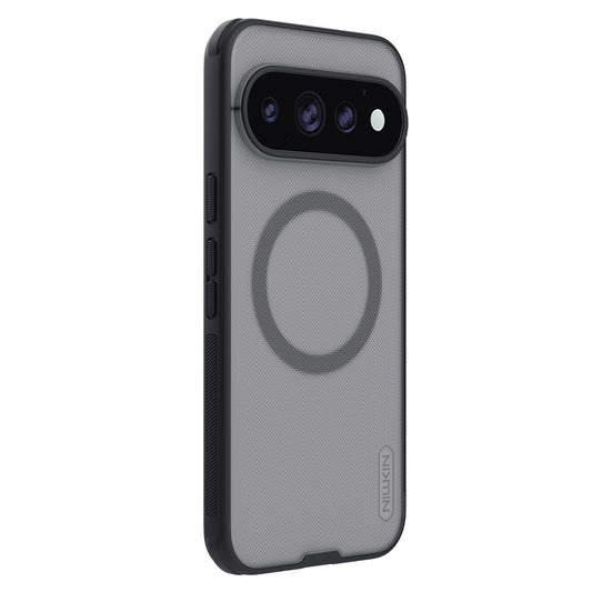 MagSafe-skal för Google Pixel 11 Pro XL, Nillkin, Super Shield Pro, svart transparent med satinfinish