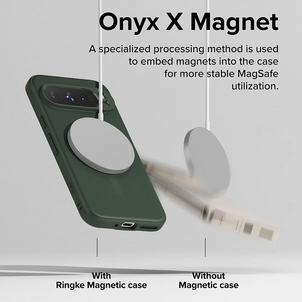 MagSafe-fodral för Google Pixel 9 Pro, Ringke, Onyx, Mörkgrön