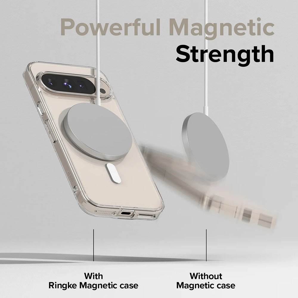MagSafe-fodral för Google Pixel 9 Pro XL, Ringke, Fusion, Transparent
