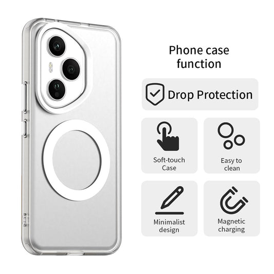 MagSafe-fodral för Honor 400 Pro, Techsuit, CandyCase, Vit