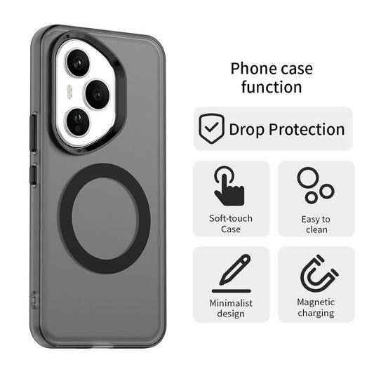 MagSafe-fodral för Honor 400 Pro, Techsuit, CandyCase, Svart