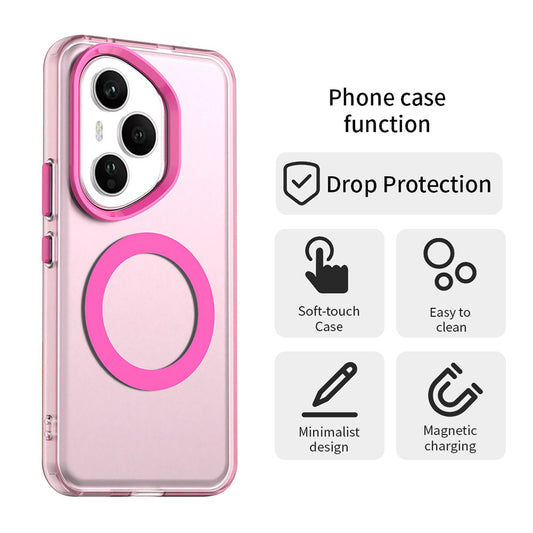 MagSafe-fodral för Honor 400 Pro, Techsuit, CandyCase, Rosa