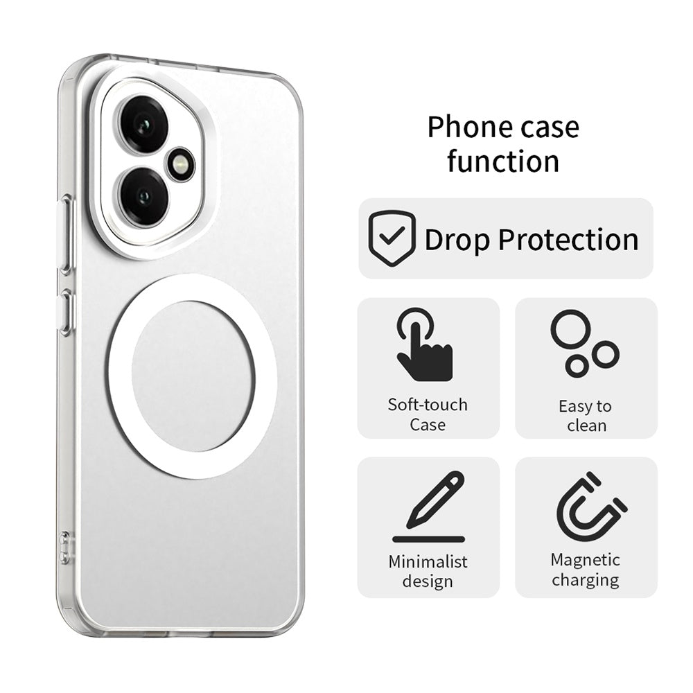 MagSafe-fodral för Honor 400, Techsuit, CandyCase, Vit