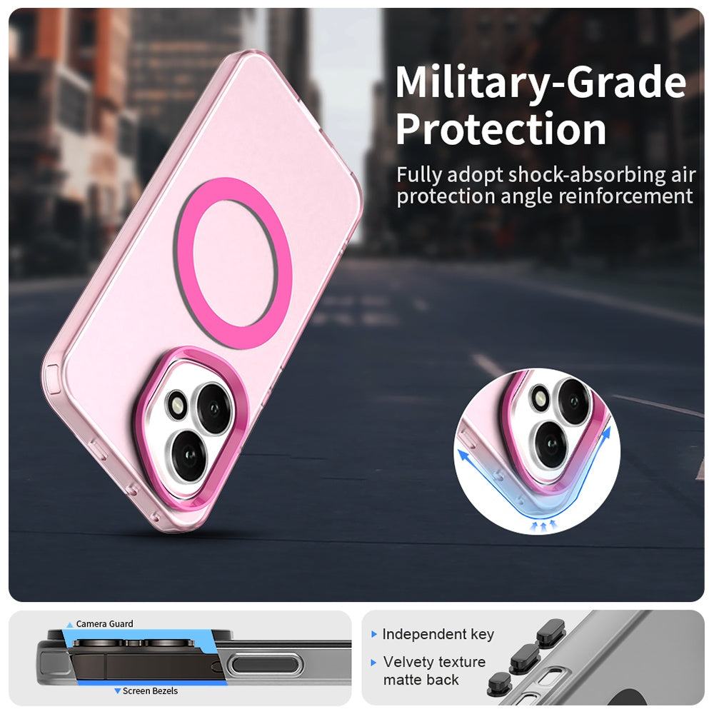 MagSafe-fodral för Honor 400, Techsuit, CandyCase, Rosa