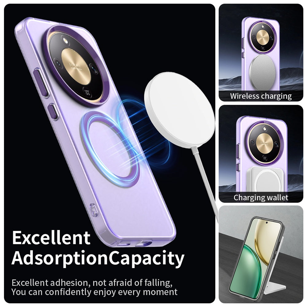MagSafe-skal för Honor Magic8 Lite, Techsuit, CandyCase, Lila