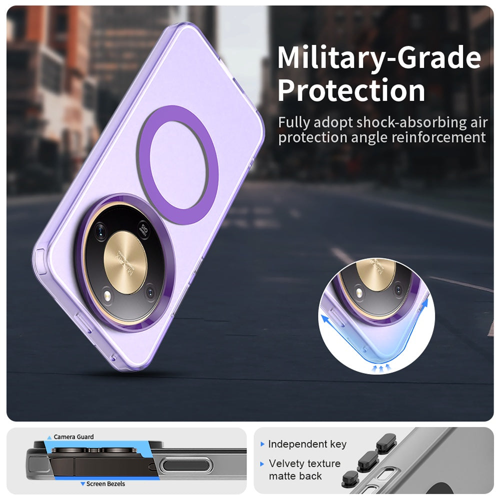 MagSafe-skal för Honor Magic8 Lite, Techsuit, CandyCase, Lila