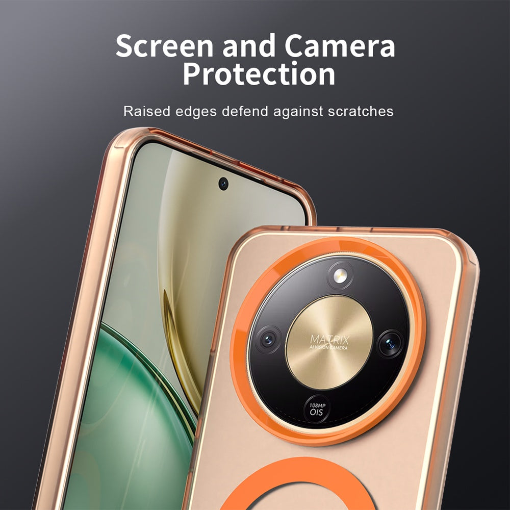 MagSafe-skal för Honor Magic8 Lite, Techsuit, CandyCase, Orange