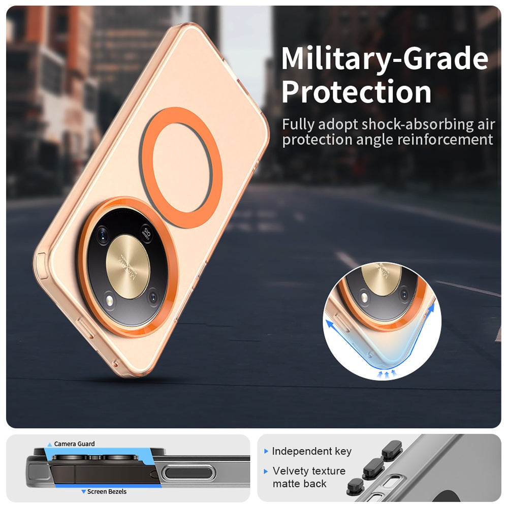 MagSafe-skal för Honor Magic8 Lite, Techsuit, CandyCase, Orange