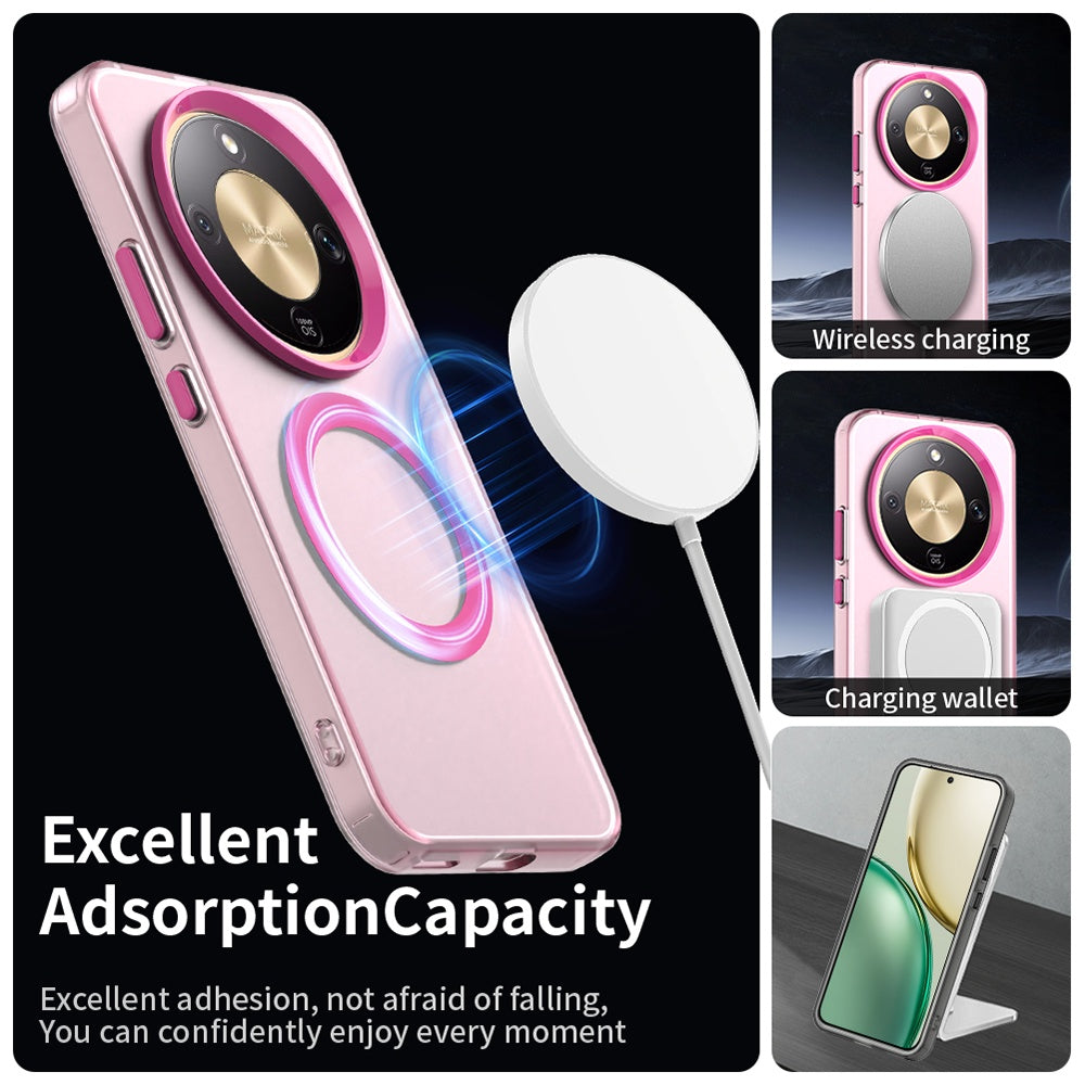 MagSafe-skal för Honor Magic8 Lite, Techsuit, CandyCase, Rosa