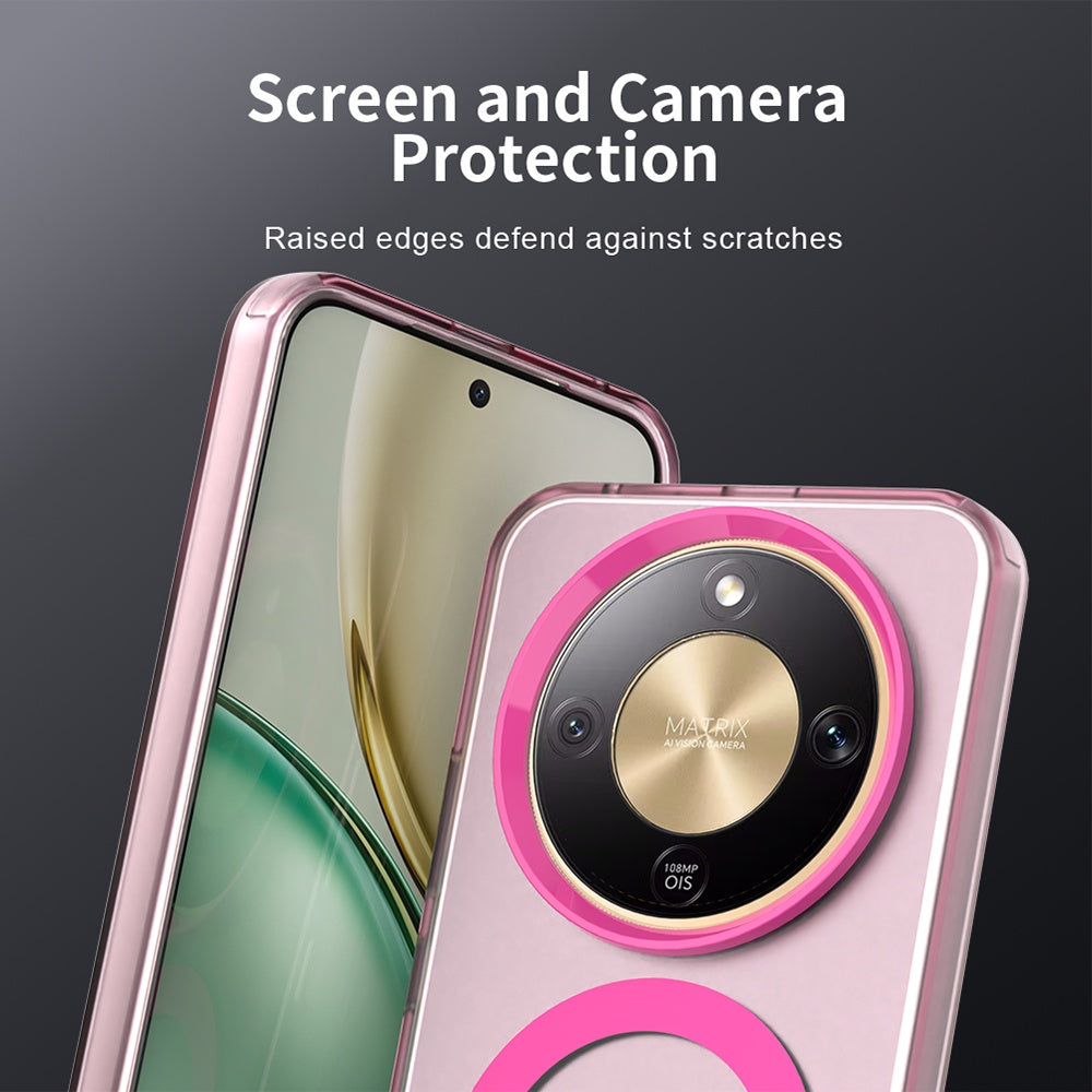 MagSafe-skal för Honor Magic8 Lite, Techsuit, CandyCase, Rosa