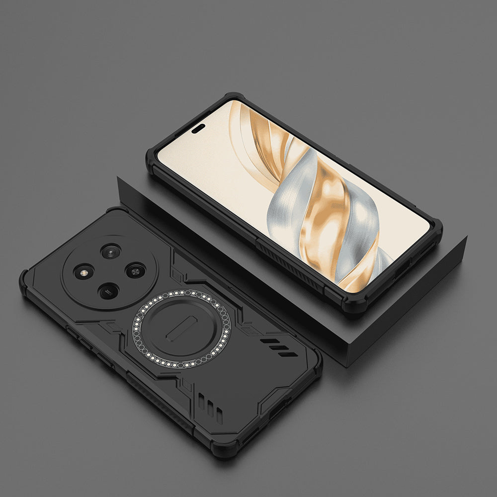 MagSafe-fodral för Honor X9c / Magic7 Lite, Techsuit, ArmorMag, Svart