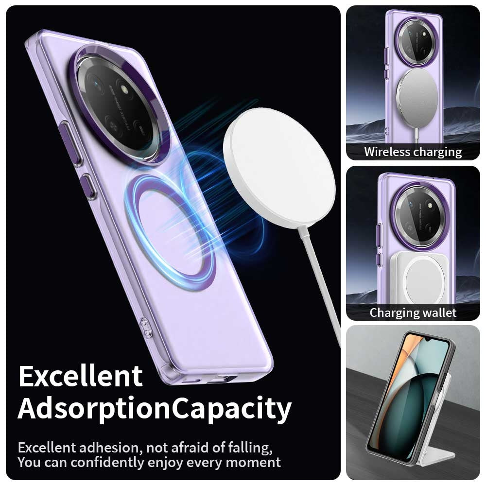 MagSafe-fodral för Honor X9c / Magic7 Lite, Techsuit, CandyCase, Lila