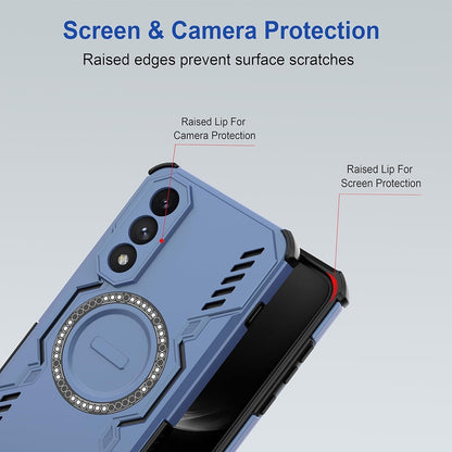 MagSafe-skal för Huawei nova 14 Pro, Techsuit, ArmorMag, Blå