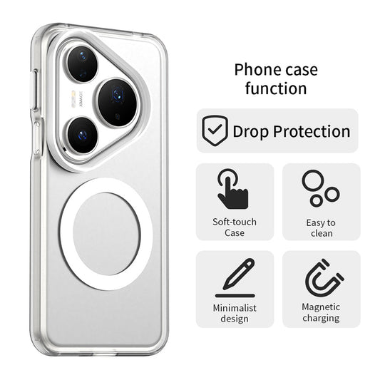 MagSafe Case for Huawei Pura 80 Pro, Techsuit, CandyCase, White